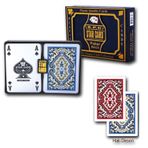 Star Halı Desenli Plastik İskambil Kağıdı Çift Deste