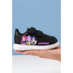 Star Huntrix Baskılı Kız Çocuk Spor Ayakkabı Sneaker - Siyah-001