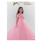 Star Kids Kız Çocuk Pembe Eteği İncili Elbise,Kız Çoçuk Abiye Elbise ,Kız Çoçuk Mezuniyet Elbisesi