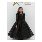 Star Kids Kız Çocuk Siyah Prenses Elbise,Kız Çoçuk Abiye Elbise,Kız Çocuk Mezuniyet Elbise