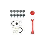 Star Klips Renault Scenic 1 1996-2003 7700838592 Sol Ön Cam Kriko Tamir Seti 10 Klips