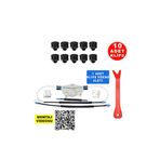 Star Klips Vw Golf 4 Bora 1998-2005 1j4837462plastik Ayaklı Sağ Ön Cam Kriko Tamir Seti Sarmalı(10 Klips + Apa