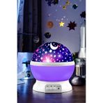 Star Master Masa Lambası Gökyüzü Projeksiyon Gece Lambası Yıldızlı Gece Lambası Mor