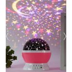 Star Master Projeksiyon Gece Lambası Pembe Çok Renkli