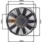 STAR MOTOR COMPANY 10 İNÇ 120 WAT 24 VOLT ÜFLEYİCİ AXİEL FAN