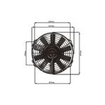 STAR MOTOR COMPANY 9 İNÇ 80 WAT 12 VOLT ÜFLEYİCİ AXIEL FAN
