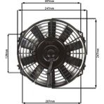 STAR MOTOR COMPANY 9 İNÇ 80 WAT 24 VOLT EMİCİ AXIEL FAN