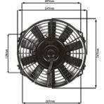 Star Motor Company 9 Inç 80 Wat 24 Volt Üfleyici Axıel Fan