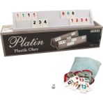 Star Oyun Aletleri 1010211 Platin Plastik Okey Takımı