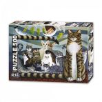 Star Oyun Aletleri 1100622 Kedi Ailesi 500 Parça Puzzle