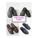 star shoes 3'lü Kışlık Ev Terliği Kışlık Terlik Misafir Terliği Çeyiz Bohça Terliği