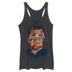 STAR TREK Yeni Nesil Georbi Poly Kadın Racerback Atlet, Siyah Funda, XS