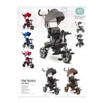 Star Uc Teker Bisiklet Bh-9500 Gri Ebeveyn Kontrollu Sisme Eva Tekerlekli Tricycle
