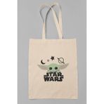 Star Wars Baby Yoda Bez Çanta - 35X40 - Krem
