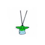 Star Wars Baby Yoda (Grogu) Figürlü Unisex Kolye – 60 Cm Zincirli Şık Tasarım