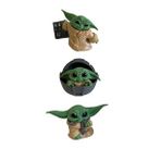 Star Wars Baby Yoda Grogu Yıldız Savaşları Figür Oyuncak Seti 3'lü