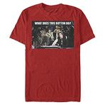 Star Wars: Classic Falcon Ekibi Erkek Bisiklet Yaka T-Shirt Kırmızı M