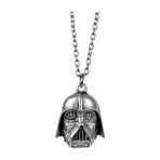 Star Wars Darth Vader Eskitme Antik Gümüş Kaplama Erkek Kadın Kolye