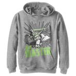 STAR WARS Erkek Çocuk Yoda Master Kapüşonlu Svetşört, Athletic Heather, S
