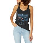 STAR WARS Kadın Jedi: Fallen Order Retro Robo Tri-Blend Racerback Katmanlı Atlet, Black Heather, M
