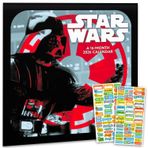 Star Wars Klasik Yıldız Savaşları Takvimi 2025 - Deluxe 2025 Yıldız Savaşları Duvar Takvimi Paketi 100'den Fazla Takvim Çıkartması ile (Darth Vader Hediyeleri, Ofis Malzemeleri)
