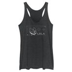 STAR WARS OBI-Wan Kenobi Lola Droid Şematik Kadın Hızlı Moda Racerback Atlet, Black Heather, S