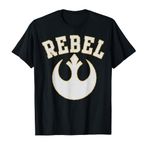 Star Wars REBEL Logo Collegiate Sport Jersey Graphic T-Shirt