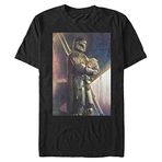 Star Wars: The Mandalorian Mandalorian And The Child Erkek Bisiklet Yaka T-Shirt Siyah S