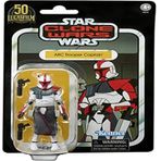 Star Wars The Vintage Collection Clone Wars 9,5 cm Aksiyon Figürü Özel - Arc Trooper Captain (Kırmızı) VC213