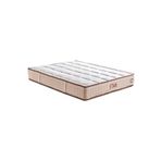 Star Yatak 160x200 Cm Çift Kişilik Nms Yaylı Saten Kumaşlı Full Ortopedik Sert Yatak Krem Bordür