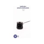 Star Yıldız Desenli Emaye Cezve (Tüm Ocaklarda Kullanılabilir) - 2'si 1 Arada - 0,1 kg