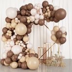 Staraise Balon Garland Kahverengi, 99 Adet Retro Kahve Kahverengi Balonlar, Doğum Günü, Düğün, Nişan, Bebek Partisi, Bebek Partisi Dekorasyonu, Yıldönümü için Çıplak Balon Garland