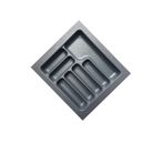 Starax 2286-A Antrasit 49x49cm Plastik Kaşıklık