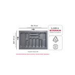 Starax 2289 Gri 74x49cm Plastik Kaşıklık