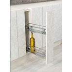 Starax 2414 Çift Açılım Tandem Sol 475 mm Tezgah Altı Şişelik
