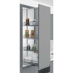 Starax S-1147-C 50 cm Tel Hasır 6 Sepetli Teleskopik Krom Kiler