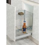 Starax S-2103-C 45 cm Frenli 2 Sepetli Tezgahaltı Şişelik