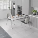 Starax S-2147-W Beyaz 80 cm Ayaklı Katlanır Masa Mekanizması