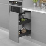 Starax S-2206-C 30 cm Sağ 90 Derece Yandan Gizli Raylı Şişelik