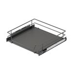 Starax S-2310 Antrasit 500 mm Ahşap Tablalı Bağımsız Teleskopik Raylı Çekmece