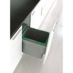 Starax S-2383-G Gri 50 cm Kapağa Monte Çöp Kovası