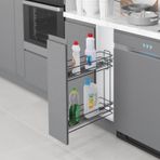 Starax S-2442-A Antrasit Sağ 16 cm Tandem Gizli Raylı Deterjanlık