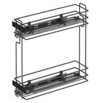 Starax S-2446-A Sağ Antrasit 16-22 cm Gizli Raylı Deterjanlık