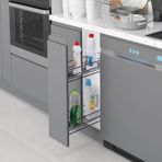 Starax S-2485 Antasit Sağ 16 cm Ahşap Tabanlı Deterjanlık