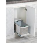 Starax S-2574-g 16 Lt Teleskopik Raylı Plastik Çöp Kovası