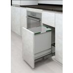 Starax S-2583-G Kapağa Monte Zemin Bağlantılı 35 Litre Gri Çöp Kovası