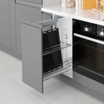 Starax S-2899-C Krom 25 cm Sağ Yandan Gizli Raylı Tepsilik