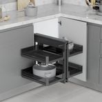 Starax S-3005-P-A Premium Antrasit 40 cm Bağımsız Körköşe Mekanizması