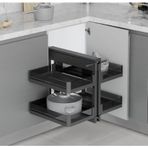 Starax S-3009-P-A Antrasit 50 cm Bağımsız Körköşe Mekanizması