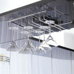 Starax S-4016-C Krom 2 Bölmeli Kadeh Askısı